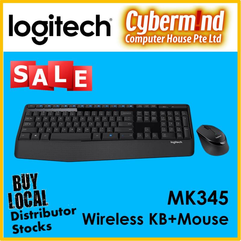 (Logitech Year End / 12.12 PROMO) Logitech MK345 Wireless Full Size Combo (Keyboard + Mouse) (Local Distributors Stocks) Singapore