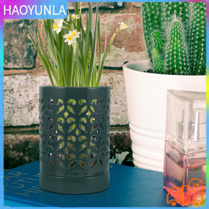 HAOYUNLA Orchid Pots With Holes Transparent Hydroponic Small Potted Plant Ceramic Planters Container