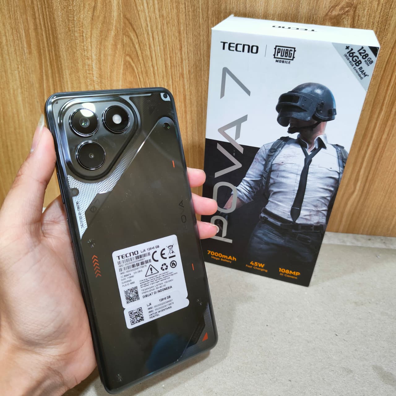 Tecno Pova 7 4G Ram 8 Rom 128GB Second Original Harga 2,199,400 rupiah*Gratis Ongkir