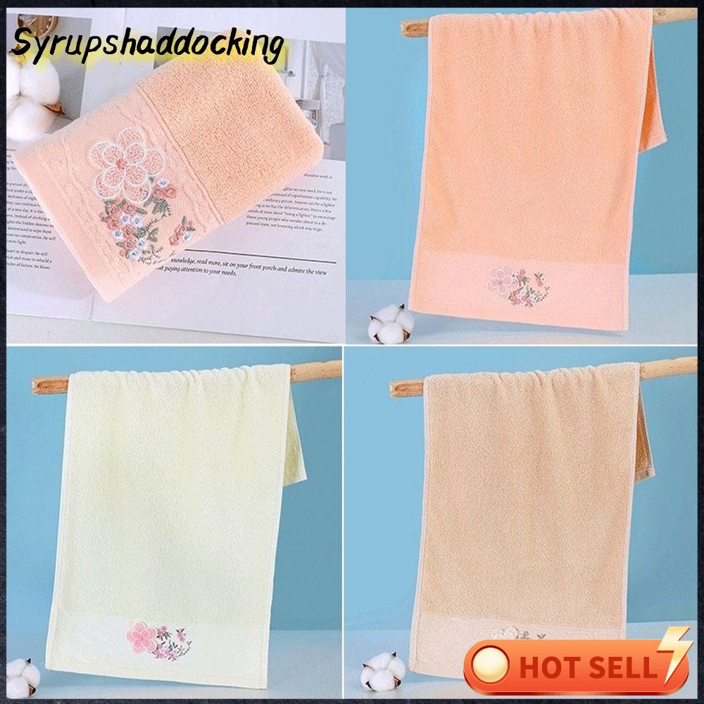 SYRUPSHADDOCKING Thấm hút nhanh Khăn lau  Màu đơn sắc Mềm mại Khăn bông Chất lượng cao Đậm đặc Khăn lau tay Hộ gia đình