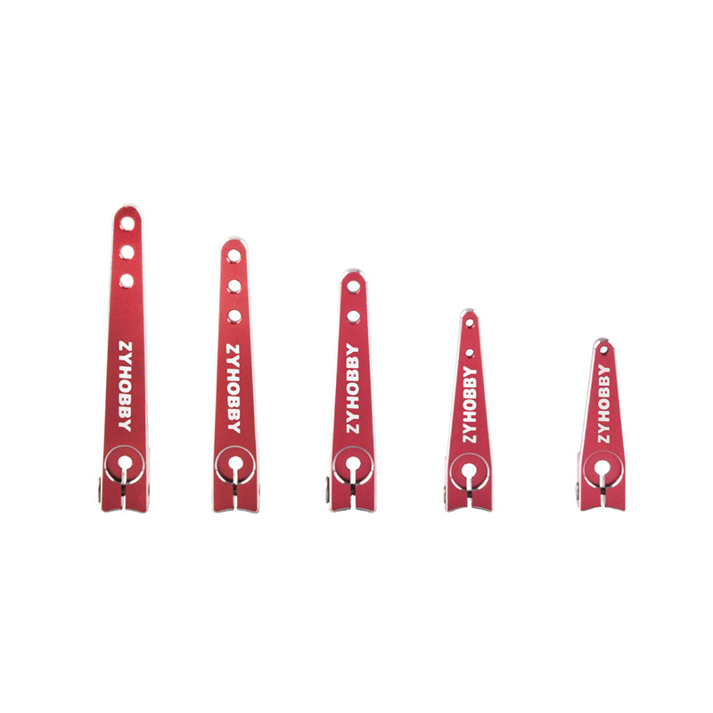 +]、=]ZYHOBBY Cánh Tay Rocker Hợp Kim Nhôm 25T  Tay Quay Kim Loại Servo Của Thiết Bị Lái Futaba Khóa Đơn Phương