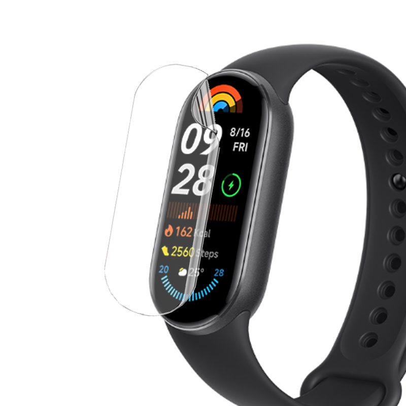 Hydrogel Cho Xiaomi Smart Band 10 Tấm Bảo Vệ Màn Hình Trong Cho Xiaomi Mi band 9 Mi band 8 Dây Mềm B