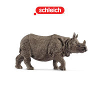 Schleich 14816 Indian Rhinoceros Animal Figurine Suitable For Age 3+ Years