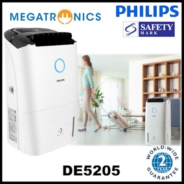 (we have stock,ship out next day) Philips DE5205/30 Series 5000 2-in 1 Air Dehumidifier - DE5205/30 Singapore
