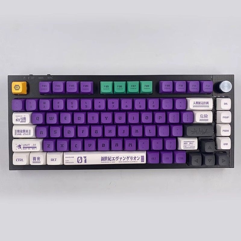 Tùy chỉnh Keycaps Keycaps EVA-01 Keycaps PBT dye-sub xda hồ sơ Keycap tùy chỉnh Keycaps