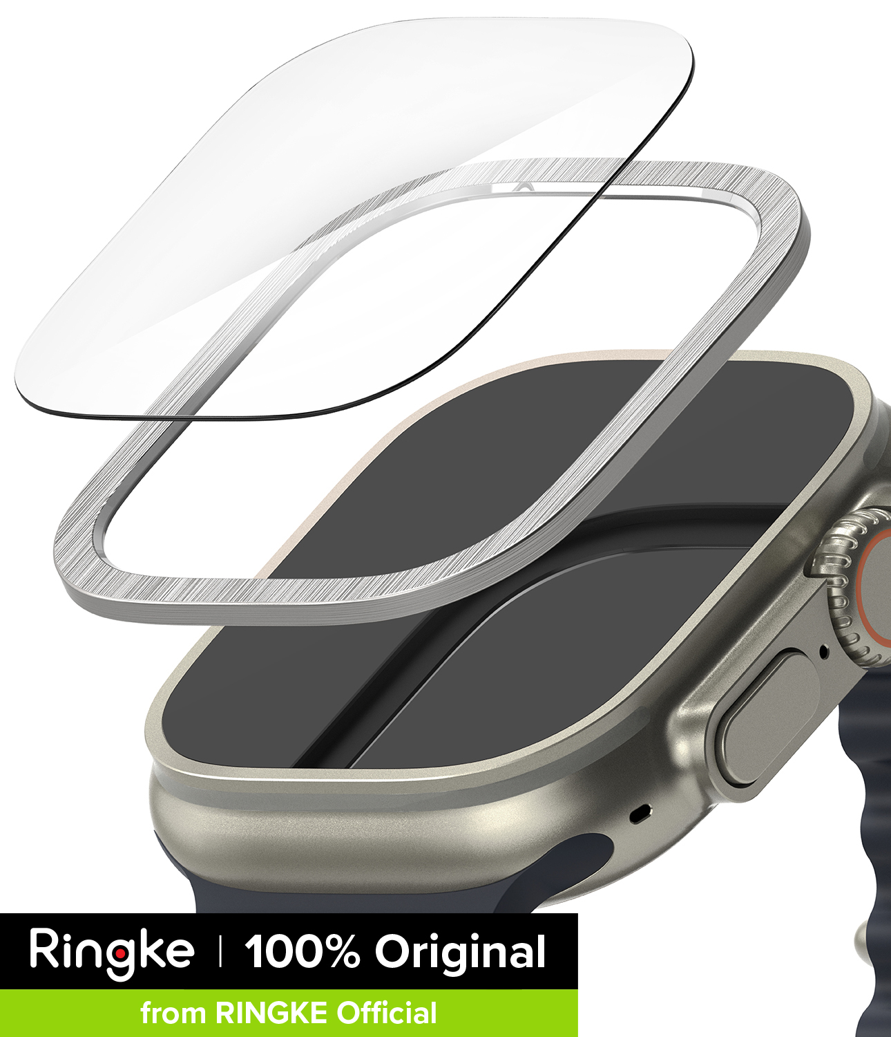 Ringke Bezel Styling & Glass Screen Protector Combo Pack Compatible with the Apple Watch Ultra 2 / 1 49mm ราคา 690 บาท*ส่งฟรี