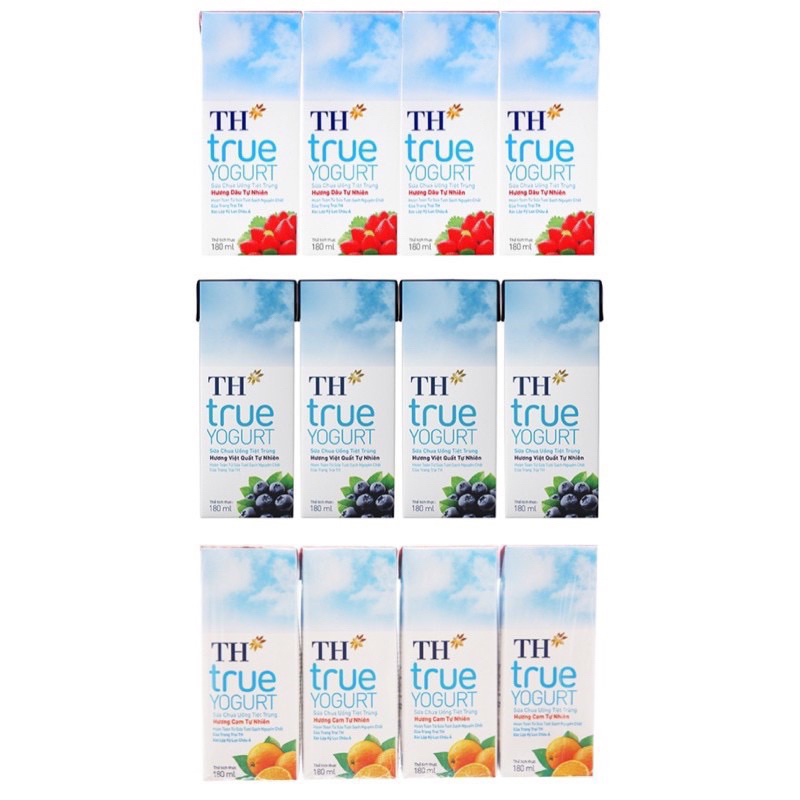 Sữa chua uống th true yogurt 180ml