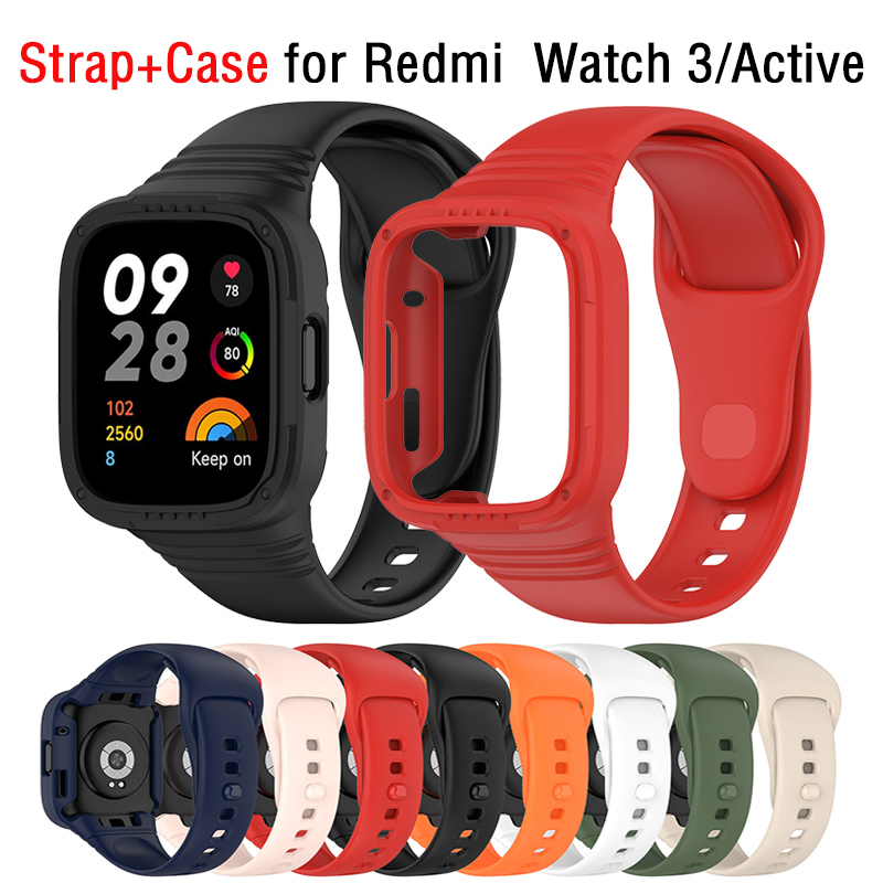Soft Case For Redmi Watch 3 Active Smart Watchband Screen Protector TPU  Bumper Shell For Xiaomi Redmi Watch3 Cover - AliExpress