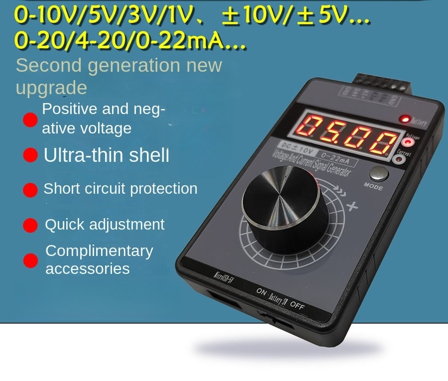 Bộ Phát Tín Hiệu Qihui QH-VISG2-ED/EN 0-5V/10V & 0-4-20mA, Đa Năng, Hỗ Trợ Lithium, Tự Động Hóa Công Nghiệp - Có pin sạc được