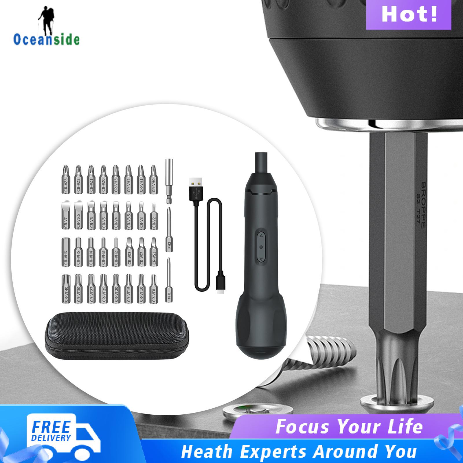 Oceanside tua vít điện tuốc nơ vít không dây cầm tay tiện lợi mini tự động Công cụ Sửa chữa nhà cho đồ gia dụng máy tính PC