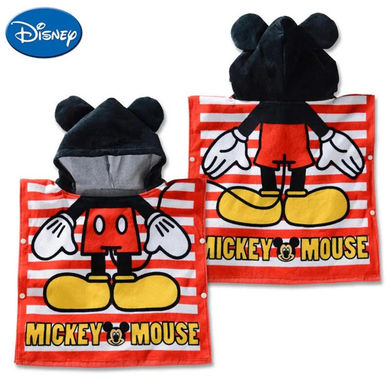 zd837vnsv223 Disney Mickey Mouse Minnie Donald Daisy Winnie Hooded Towel