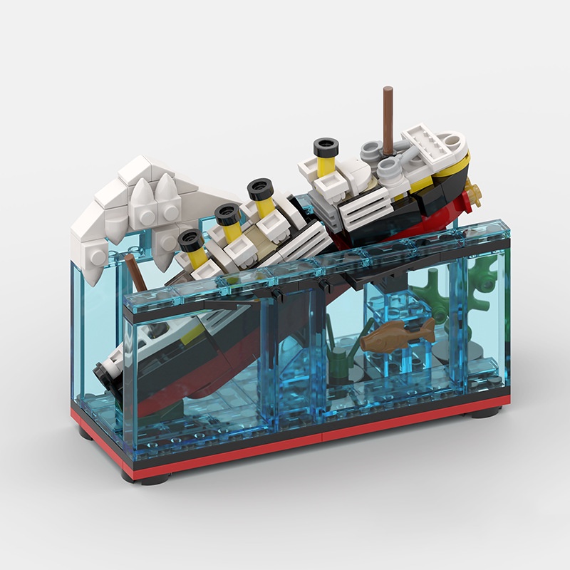 TELBộ Đồ Chơi Lắp Ráp Tàu Titanic Bằng Lego Độc Đáo Thú Vị Cho Bé