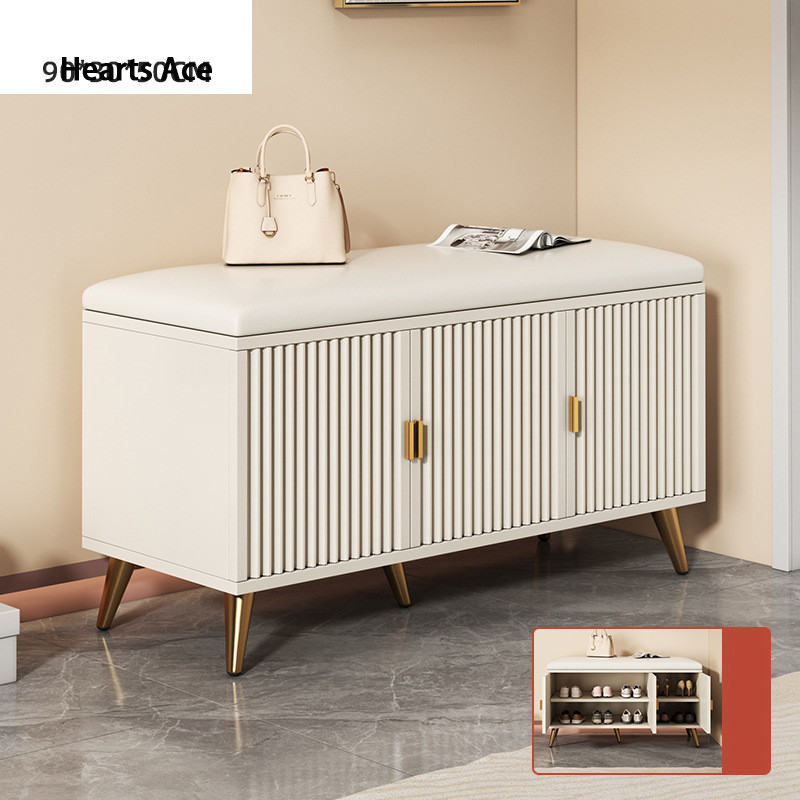 Shoe changing chairs, shoe cabinets, indoor storage cabinets, household doors, laminated insoles ราคา 1,821 บาท*ส่งฟรี