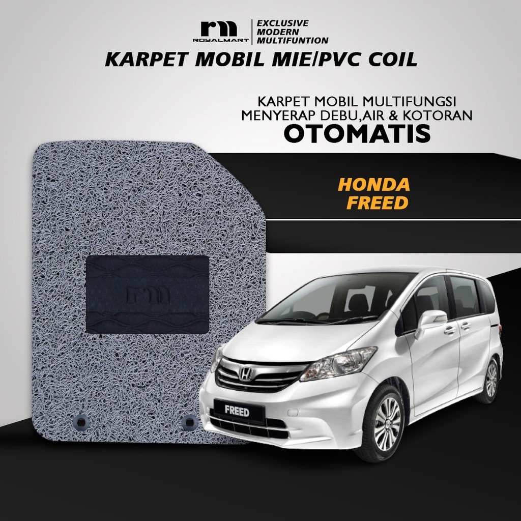 Royal Mart - Karpet Mobil FREED NON BAGASI 1 WARNA/Carpet Mie Bihun Premium Keset PVC Anti Slip Aksesoris Interior Mobil Giá 799,485 Đồng*Miễn phí vận chuyển