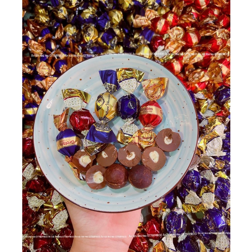 Kẹo Chocolate Xoắn Mix Vị Nhiều Màu Sắc Thơm Ngon