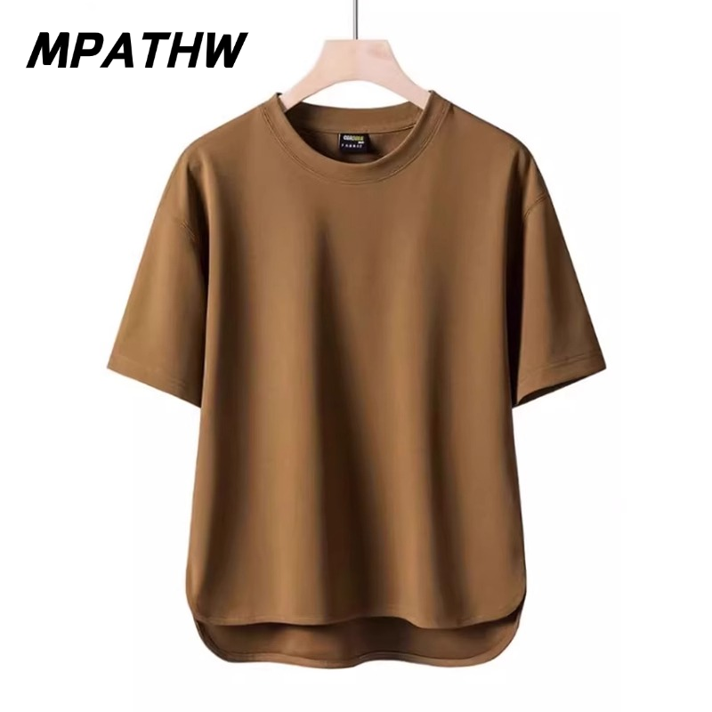 MPATHW Áo thun tay ngắn kiểu dáng rộng rãi cho mùa xuân