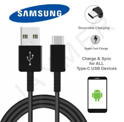 [Local Seller - Fast Shipping] Samsung Type-C Fast Charging Data Transfer USB 3.1 Cable for Android S8 S9 S10 S20 Plus Note 8 9 10