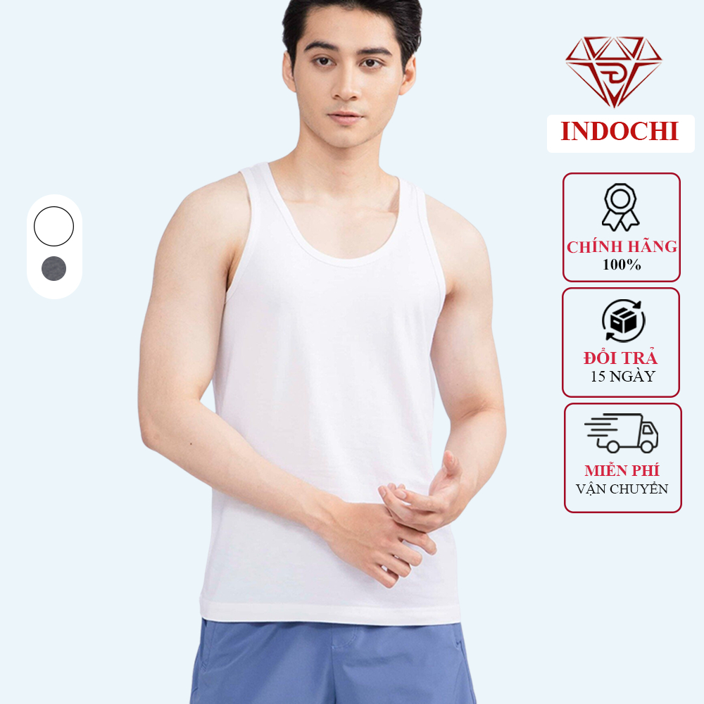 Áo Ba Lỗ Nam Chất Vải Cotton 100% Cao Cấp, Áo Mặc Nhà Co Giãn Thoải Mái, Thấm Hút Mồ Hôi, Mềm Mại - ABL001