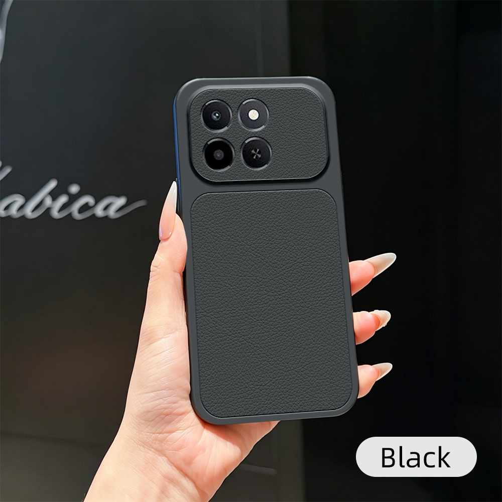 Luxury Lychee Leather Shockproof Phone Case For Honor X6C X6B Honor X6A Instantly Turn Full Bumper Matte Cover - Image 4