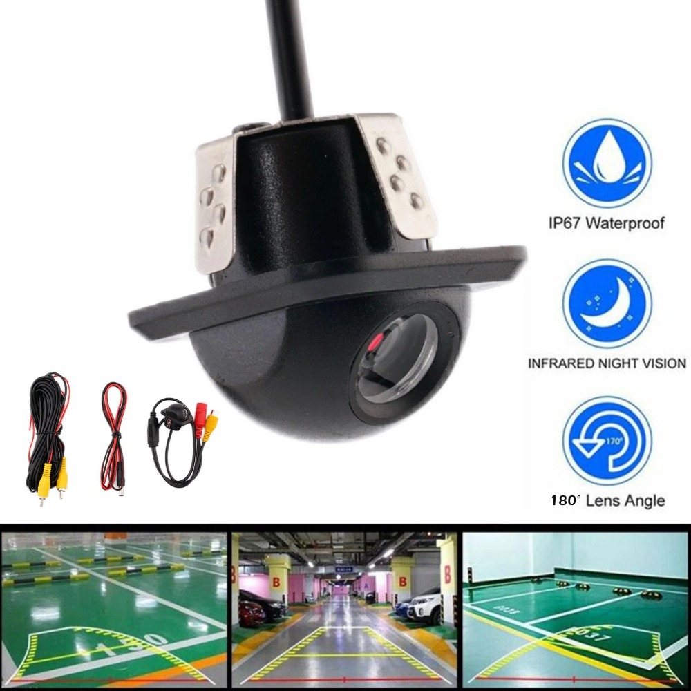 TRAMSIT Màn hình dự phòng tự động Ống kính mắt cá Đảo chiều tầm nhìn ban đêm Camera đỗ xe ô tô Camera quan sát phía sau xe ô tô Màn hình đỗ xe ô tô
