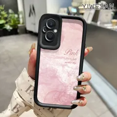 YIWESAN Casing Hp Untuk OPPO Reno 7Z 5G Reno 8Z 5G Reno 7 Lite 5G Reno 8 Lite 5G F21 Pro 5G F21s Pro 5G Case pelindung lensa kamera Kesing Pegangan anti selip perlindungan Cesing desain Bahan berkualitas tinggi Silikon Softcase kasing