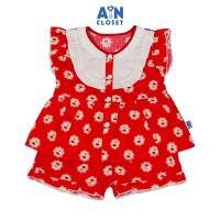 Bộ quần áo Ngắn bé gái họa tiết Cherry Chấm Đỏ Cotton - AICDBG0P19D9 - AIN Closet