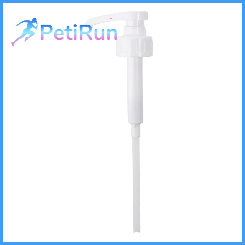 PETIRUN 5/8/10cc Bình đựng xi-rô 1600ml Áp lực tay Bơm chất lỏng Hữu ích Fructose định lượng Bóp xi-rô Cà phê sốt mật ong Tương cà phê