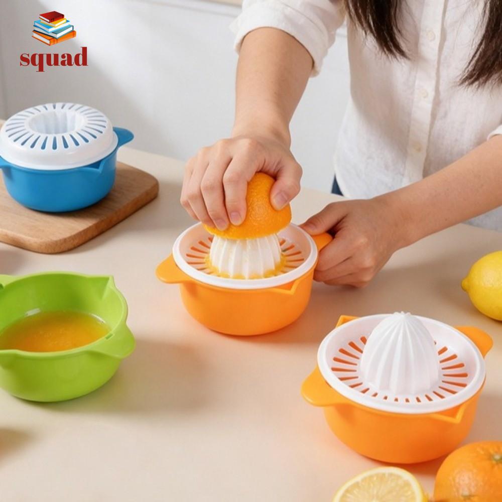 SQUAD Có thể tháo rời Máy ép trái cây thủ công Máy ép tay Nhựa Máy vắt chanh bằng tay Di động Ổn định Máy ép nước Cắm trại