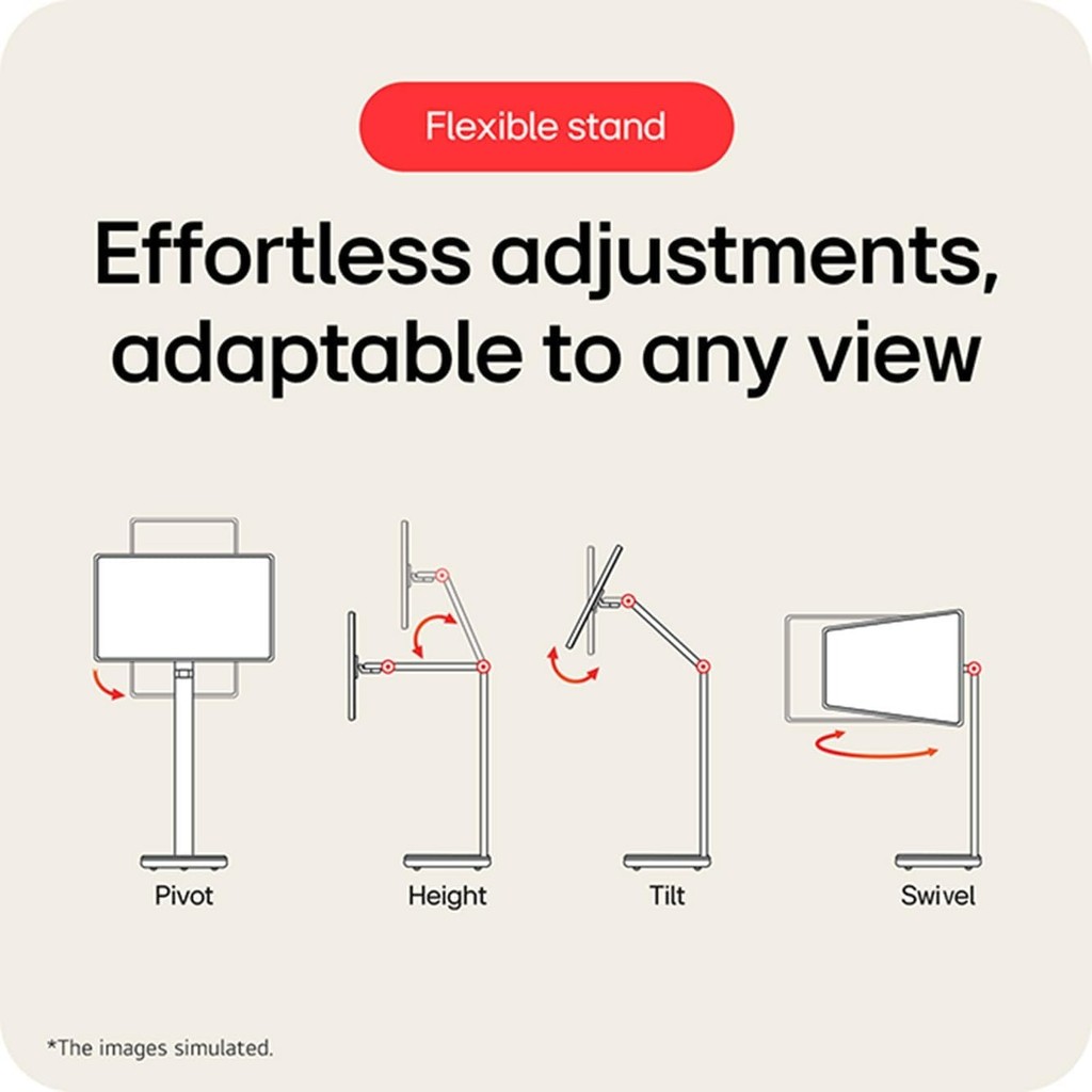 LG Monitor 32U889SA-W 31.5-inch 4K UHD IPS Smart Monitor Swing with Touchscreen, Rolling Stand · v2