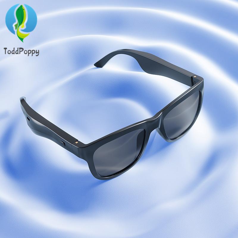 AI Bluetooth Smart Glasses - Anti Blue Light Translation Call Music Open Frame ราคา 232 บาท*ส่งฟรี