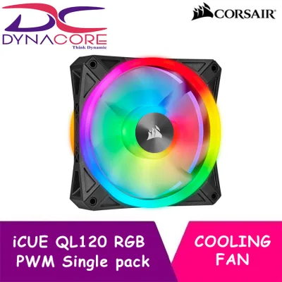 DYNACORE - Corsair iCUE QL120 RGB PWM Single pack fan