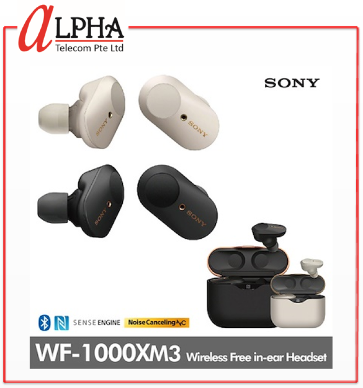 Sony WF-1000XM3 True Wireless Noise Cancelling Earbuds **Singapore warranty set** Singapore