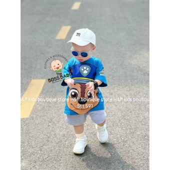 Set bộ thun cotton hình chú chó cute bé trai(CHOX)