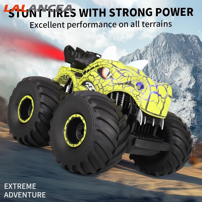Remote Control Car For Kids Dinosaur Spray Toy 2.4G 6CH Off-road Vehicle With Lights Sound Car Toy Model Gifts For Boys Girls ราคา 658 บาท*ส่งฟรี