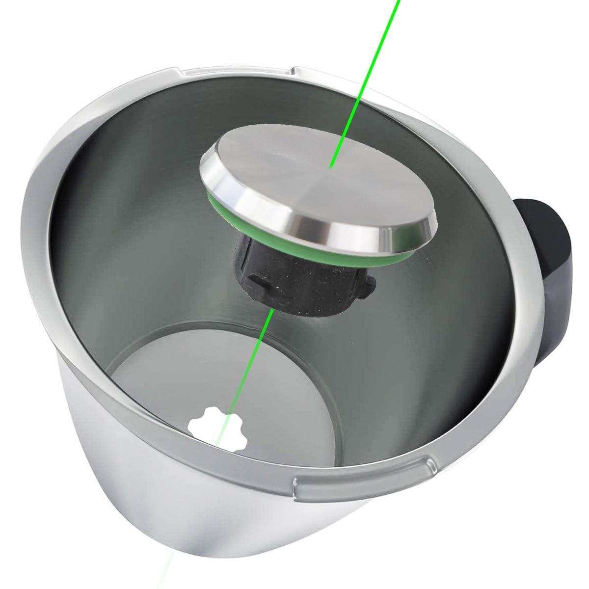 Cho máy trộn thermomix TM5 tm6 tm31 nắp đầu cắt Nồi chính Nấu chậm nút Máy xay sinh tố nắp nước sôi phụ kiện thermomix