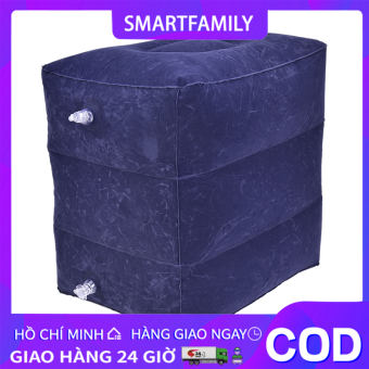 Gối để chân du lịch tiện dụng bơm hơi Gối Kê Chân Giường trẻ em tàu hỏa máy bay