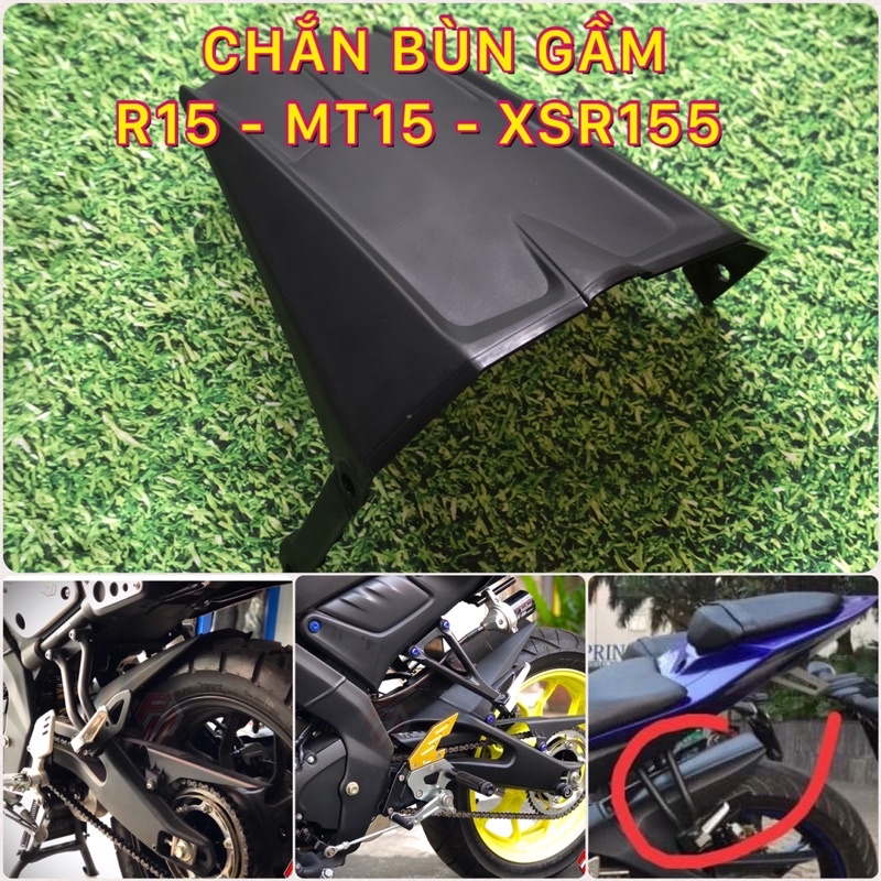 Chính hãng] dè chắn bùn sau cho r15v3, mt15, xsr155 - chắn bùn trong universe