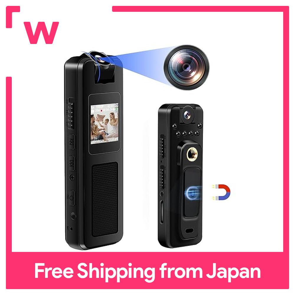 Lxmimi Camera siêu nhỏ siêu nhỏ gọn thân máy camera 5 trong 1 Camera giấu kín 1.2 màn hình LCD 180 °