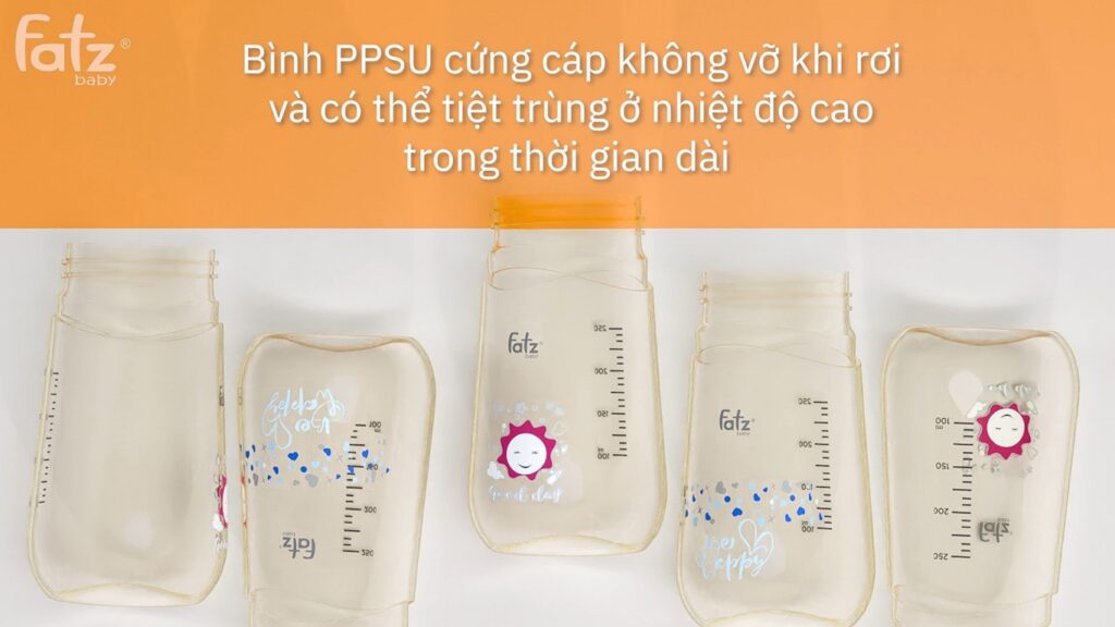 Bình uống nước PPSU bật hút 2 tay cầm với phao 360 độ 250ml Fatzbaby Fatz Sippy 2 - FB0298BT  (Màu ngẫu nhiên):5605