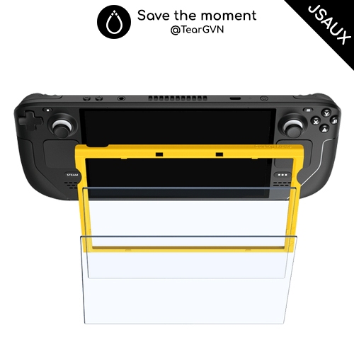 Kính cường lực trong suốt cao JSAUX cho Steam Deck & Oled - Hộp 2 miếng