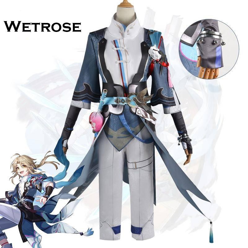 Wetrose Bộ Đồ Hóa Trang Nhân Vật Honkai Star Rail Man Yanqing Cosplay