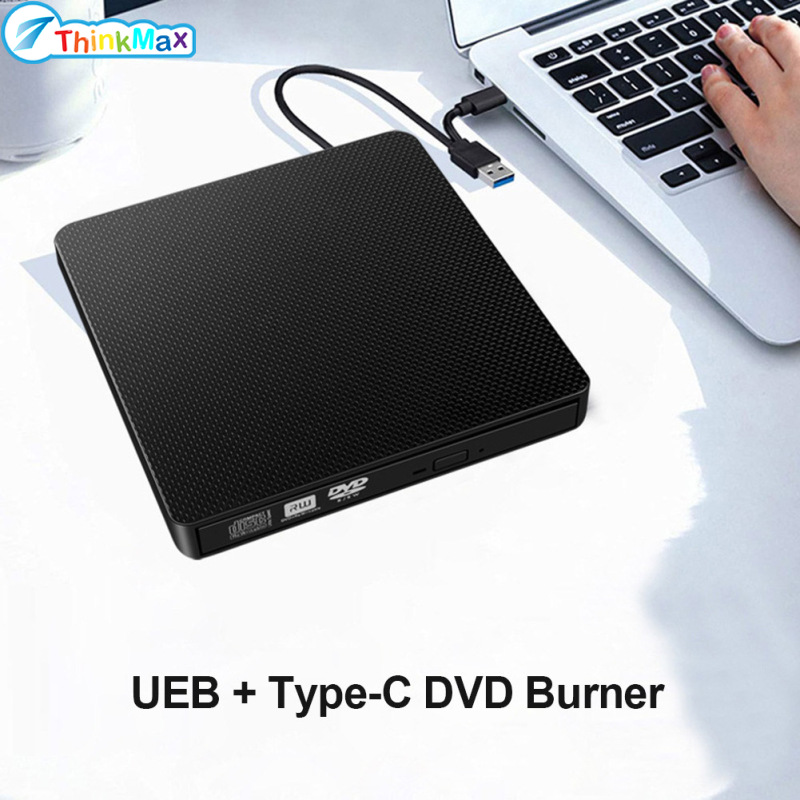 Usb 3.0 Type-c Ultra-thin External Dvd Recorder High-speed Cd Vcd Player Optical Drive For Desktop Laptops ราคา 535 บาท*ส่งฟรี