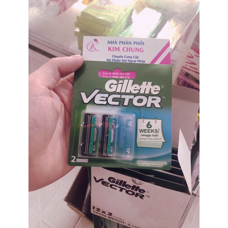 Lưỡi thay Gillette Vector