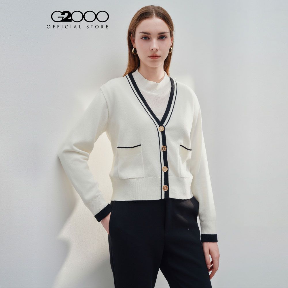 G2000 เสื้อคาร์ดิแกนสำหรับผู้หญิง ทรง Regular Fit รุ่น 4627841102 OFF-WHITE ราคา 1,640 บาท*ส่งฟรี