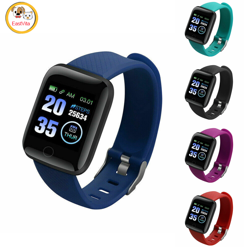 116Plus Smart Watch 1.44 Inch Touch Screen Fitness Smart Watch Heart Rate Monitor Sports Watch For Men Women ราคา 93 บาท*ส่งฟรี