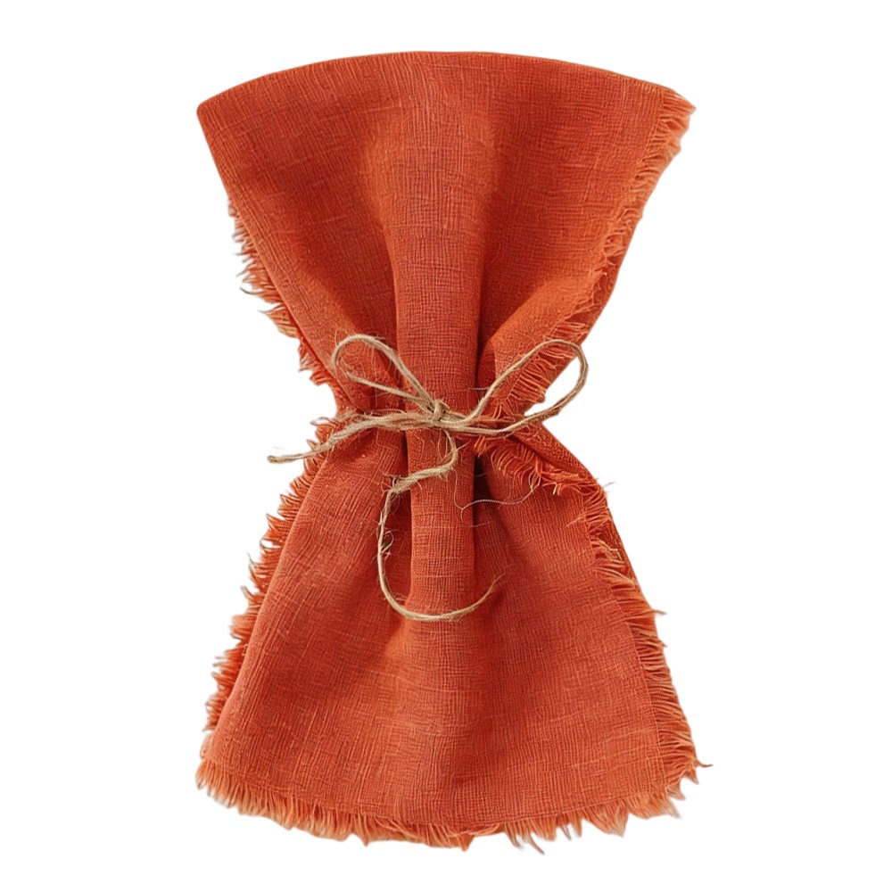 MUMU 6pcs 42x42cm Khăn ăn có tua rua Có thể tái sử dụng Màu xanh lá cây thông thường Khăn ăn viền tua rua Khăn trải bàn Phong cách cổ điển Khăn giấy gạc Bàn tiệc cưới - 5