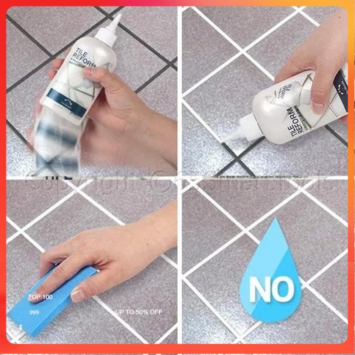 Sơn kẻ chỉ gạch nền nhà, keo chà ron sứ đa năng hàn quốc tile reform 280ml