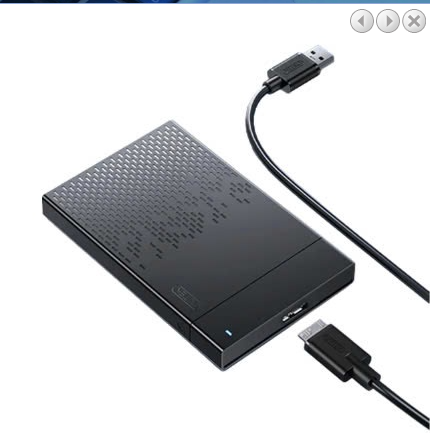 Box USB 3.0 2.5 30cm Unitek S233B. Hộp đựng ổ cứng 2.5 inches. Không bao gồm ổ cứng