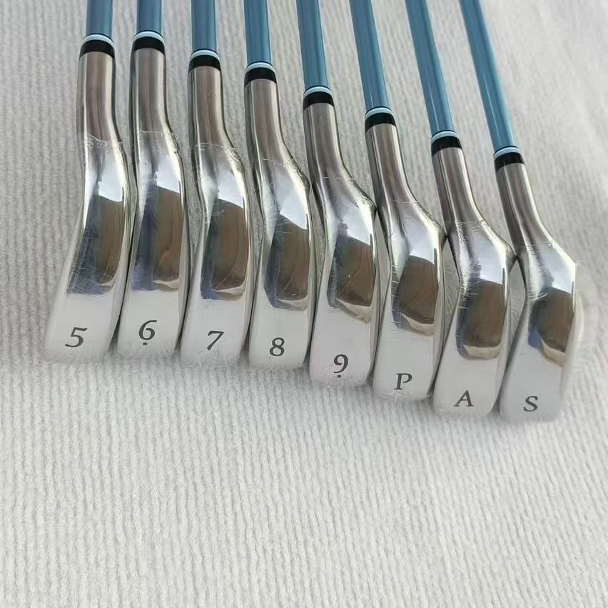 Blue XXIO MP1300 New Womens Golf Clubs Golf Irons Set 5-9 A S P 8 Pcs Clubs Irons L Flex Graphite Shaft and Headcover · v11