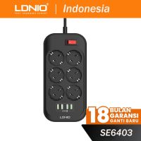 Ldnio 2M Length Power Socket Fireproof with 6 Sockets and 4 USB for Office SE6403